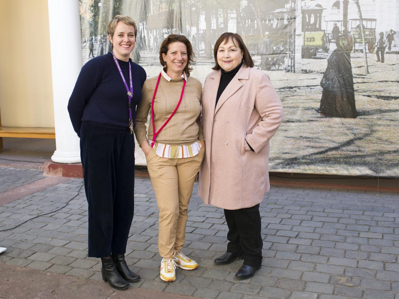 Emilia Müller, Constanza Martínez y Isabel Alvarado